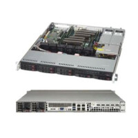 Supermicro Server Geh 1U/1x800W/8x2.5" 113MFAC2-R804CB - Gehäuse - ATX