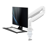 Neomounts KEYB-V200BLACK Tastatur-/Mausablage VESA - B 65 cm - Schwarz - Stahl - 81,3 cm (32") - 2 kg - 75 x 75 mm - 650 mm