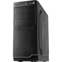 Inter-Tech IT-5916 - Tower - PC - Schwarz - ATX,uATX -...