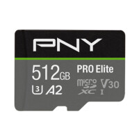 PNY PRO Elite microSDXC 512GB - 512 GB - MicroSDXC -...