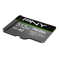 PNY PRO Elite microSDXC 512GB - 512 GB - MicroSDXC -...