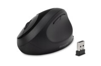Kensington Pro Fit® Ergo kabellose Maus—Schwarz - rechts - RF Wireless + Bluetooth - 1600 DPI - Schwarz
