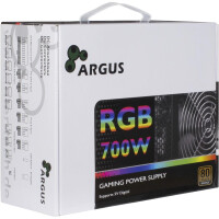 Inter-Tech Argus RGB-700W II - 700 W - 100 - 240 V - 47 - 63 Hz - Aktiv - 100 W - 700 W