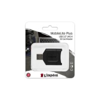 Kingston MobileLite Plus - SD - Schwarz - USB 3.2 Gen 1 (3.1 Gen 1) Type-A - 51,8 mm - 33,5 mm - 9 mm