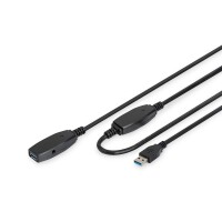 USB Repeaterkabel USB 3.0 20M USB A ST <> USB A BU,...