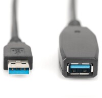 USB Repeaterkabel USB 3.0 20M USB A ST <> USB A BU, Aktiv