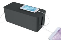 Kabel Management Box, Klein Farbe Schwarz