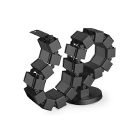 Kabel Mangement Spinne Farbe Schwarz