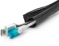 Kabelschlauch Schwarz, 2m