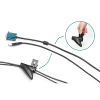 Kabelschlauch, flexibel, 5m mit Einzugshilfe, schwarz