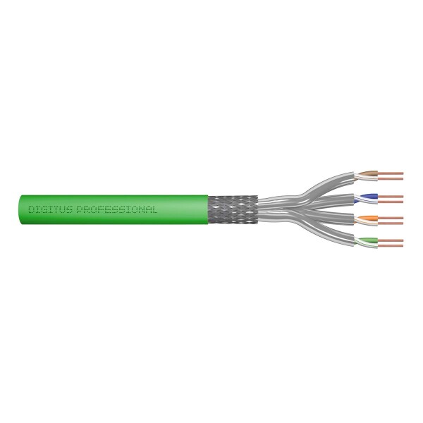 Verlegekab. CAT.8.2 S/FTP 500m AWG22/1, 2000MHz, 40GBit