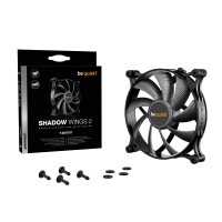 Be Quiet! Shadow Wings 2 140mm PWM - Ventilator - 14 cm - 900 RPM - 85 m³/h - Schwarz