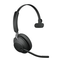 Jabra Evolve2 65 - UC Mono - Kopfhörer - Kopfband - Büro/Callcenter - Schwarz - Monophon - Bluetooth-Pairing - Multi-key - Abspielen/Pause - Track < - Ortung > - Lautstärke + - Lautsärke -