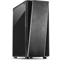 Inter-Tech T-11 Televen - Tower - PC - Schwarz - ATX,ITX,Micro ATX - 16,5 cm - 30,5 cm