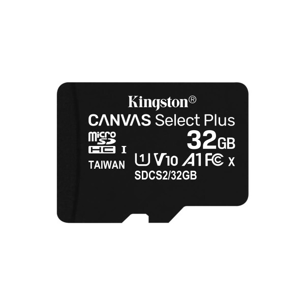 Kingston Canvas Select Plus - 32 GB - MicroSDHC - Klasse 10 - UHS-I - 100 MB/s - Class 1 (U1)