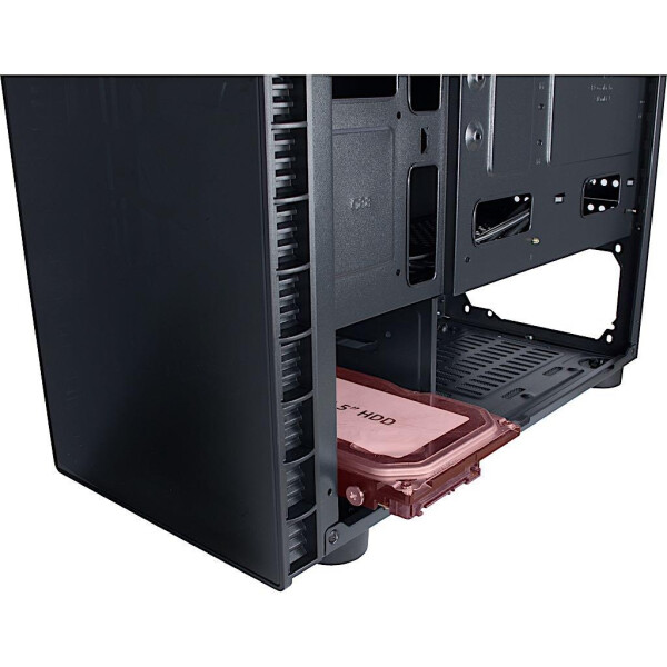 Inter-Tech CXC2 - Tower - PC - Gehärtetes Glas - Schwarz - ATX,ITX,Micro ATX - Blau