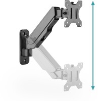DIGITUS Single Gasdruckfeder Monitor Wand-Halter 17-32"