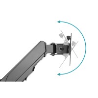 DIGITUS Single Gasdruckfeder Monitor Wand-Halter 17-32"