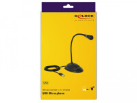 Delock 65871 - PC-Mikrofon - -44 dB - 70 - 9000 Hz - 16 Bit - 48 kHz - Unidirektional