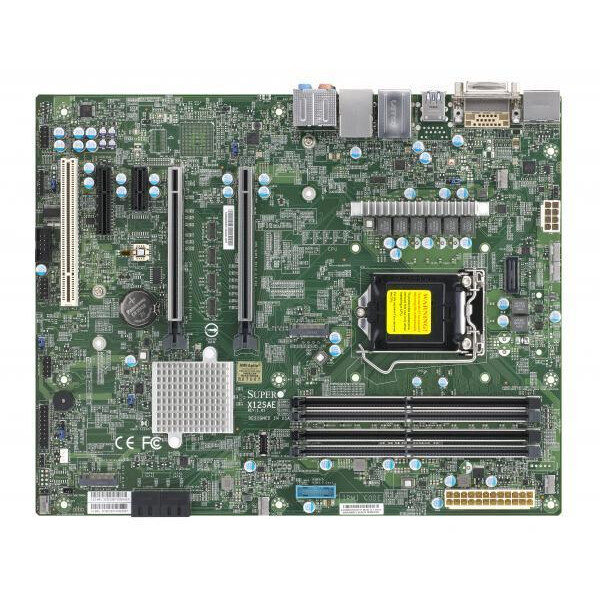 Supermicro X12SAE - Intel - LGA 1200 - Intel Celeron E - Intel® Core™ i3 - Intel Core i5 - Intel Core i7 - Intel Core i9 - Intel®... - DDR4-SDRAM - 128 GB - DIMM