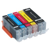 Lebensmittel Tinte Patronen Set entspricht Canon CLI-571...