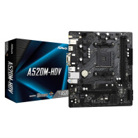 ASRock MB A520M-HDV AM4 M-ATX retail - AMD Sockel AM4...