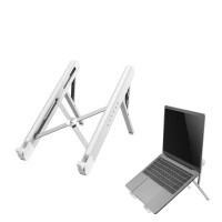 Neomounts by Newstar Faltbarer Laptop-Ständer - Notebook-Ständer - Silber - 27,9 cm (11 Zoll) - 43,2 cm (17 Zoll) - 279,4 - 431,8 mm (11 - 17 Zoll) - 5 kg