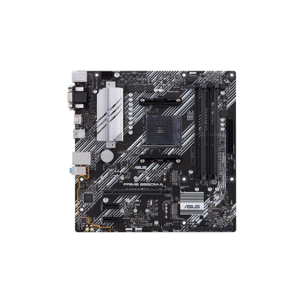 ASUS Prime B550M-A/CSM - AMD - Socket AM4 - AMD Ryzen 3 3rd Gen - 3rd Generation AMD Ryzen 5 - DDR4-SDRAM - 128 GB - DIMM