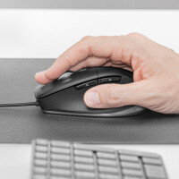 3Dconnexion CadMouse Pro - rechts - Optisch - USB Typ-A - Schwarz