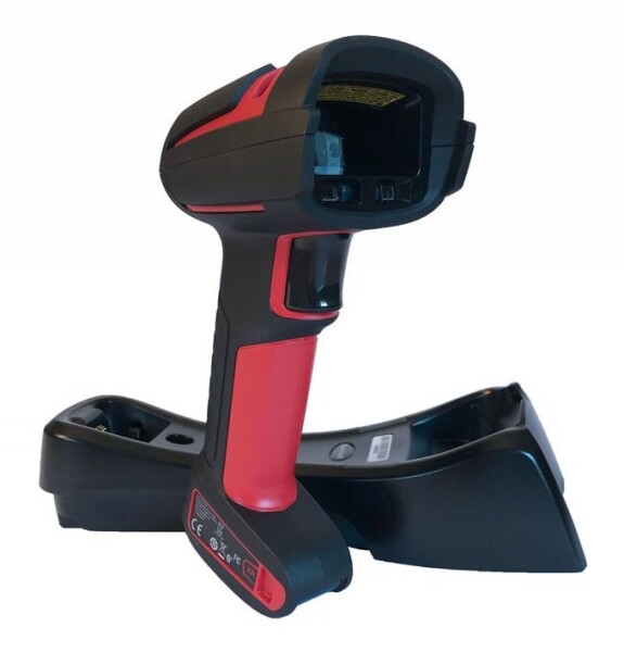 HONEYWELL Granit 1991iXR - Tragbares Barcodelesegerät - Kabellos - Tastaturkeil - RS-232 - USB - Schwarz - Rot - IP65 - IP67 - Akku