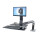 Ergotron WorkFit -A - Single LD @ Worksurface+ - 9,1 kg - 61 cm (24 Zoll) - 75 x 75 mm - 100 x 100 mm - Schwarz