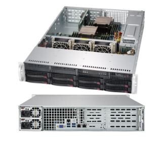 Supermicro SuperChassis 825TQC-R802WB - Gehäuse - ATX