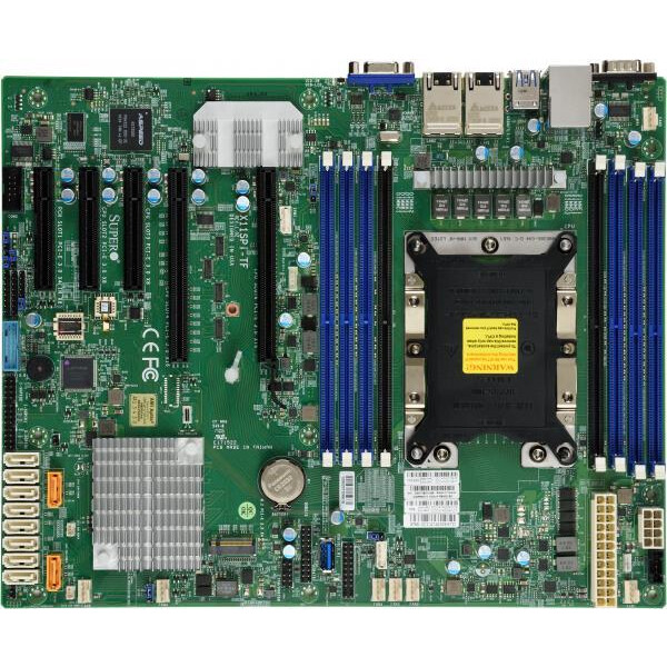 Supermicro X11SPI-TF - Intel - 205 W - DDR4-SDRAM - 1024 GB - 1.2 V - 1600,1866,2133,2400,2666 MHz