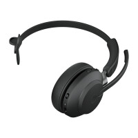 Jabra Evolve2 65 - UC Mono - Kopfhörer - Kopfband - Büro/Callcenter - Schwarz - Monophon - Bluetooth-Pairing - Multi-key - Abspielen/Pause - Track < - Ortung > - Lautstärke + - Lautsärke -