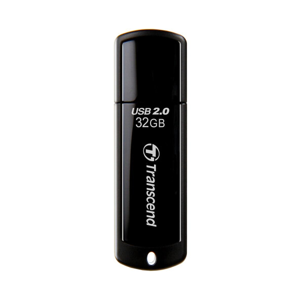 Transcend JetFlash 350 - 32 GB - USB Typ-A - 2.0 - Kappe - 8,5 g - Schwarz