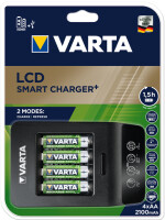 Varta LCD SMART CHARGER+ - Alkali - Überlastschutz - AA - AAA
