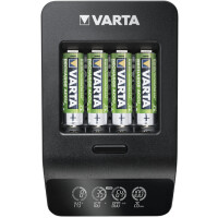 Varta Ladegerät LCD Smart Charger+ inkl. 4x AA 2100mAh - Schnellladegerät - Nickel-Metallhydrid (NiMH)