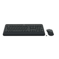 Logitech MK545 ADVANCED Wireless Keyboard and Mouse Combo - Volle Größe (100%) - Kabelgebunden - USB - QWERTZ - Schwarz - Maus enthalten
