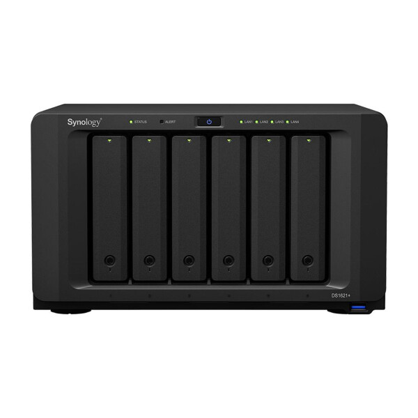 Synology DiskStation DS1621+ - NAS - Desktop - AMD Ryzen - V1500B - Schwarz