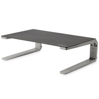 StarTech.com Monitorerhöhung - Stahl und Aluminium - Höhenverstellbar - Schwarz - Silber - 81,3 cm (32") - 10 kg - Aluminium - Stahl - 125 - 175 mm - 305 mm