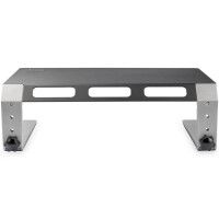 StarTech.com Monitorerhöhung - Stahl und Aluminium - Höhenverstellbar - Schwarz - Silber - 81,3 cm (32") - 10 kg - Aluminium - Stahl - 125 - 175 mm - 305 mm