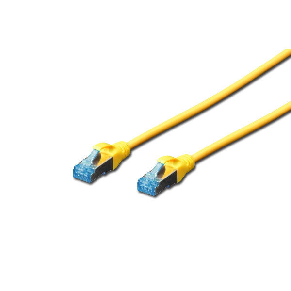 DIGITUS DK-1531-020/Y - CAT 5e SF-UTP Patchkabel, Cu, PVC AWG 26/7, Länge 2 m, Farbe Gelb