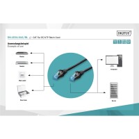 DIGITUS DK-1531-010/BL - CAT 5e SF-UTP Patchkabel, Cu,...