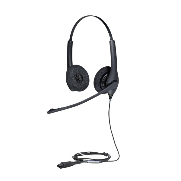 Jabra Biz 1500 Duo QD - Kopfhörer - Kopfband - Büro/Callcenter - Schwarz - Binaural - 0,95 m