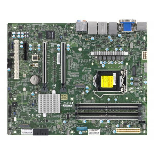 Supermicro X12SCA-F - Intel - LGA 1200 - Intel Celeron E - Intel® Core™ i3 - Intel Core i5 - Intel Core i7 - Intel Core i9 - Intel®... - DDR4-SDRAM - 128 GB - DIMM