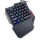 Inter-Tech KB-3035 - Mini - USB - QWERTY - RGB-LED - Schwarz