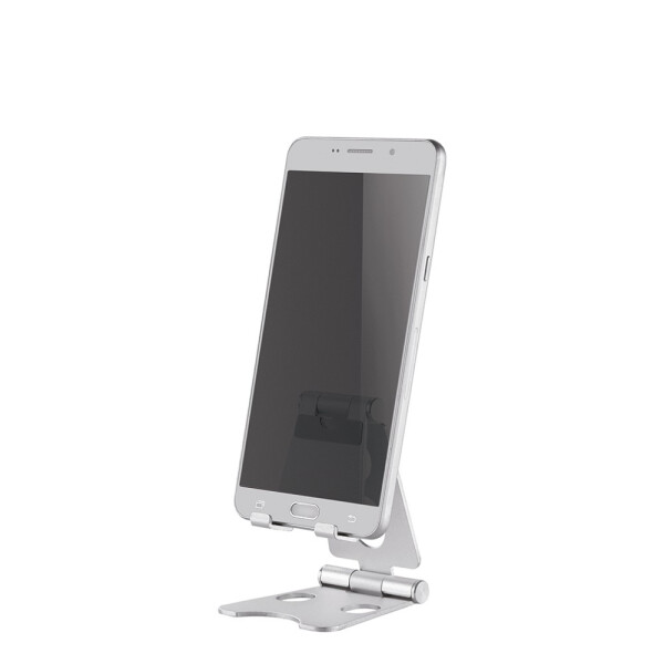 Neomounts by Newstar Faltbarer Telefonständer - Handy/Smartphone - Passive Halterung - Tisch/Bank - Indoor - Silber