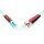 DIGITUS DK-2531-05/3 - LWL Patchkabel, Duplex, LC zu ST MM OM3 50/125 µ, 5 m