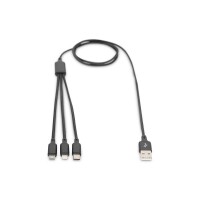 3 in 1 Ladekabel USB A,Lightn.,Micro USB,USB C