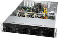 Supermicro CSE-LA25TQC-R609LP - Rack - Server - Schwarz - ATX - EATX - 2U - HDD - Netzwerk - Leistung - Stromausfall - System